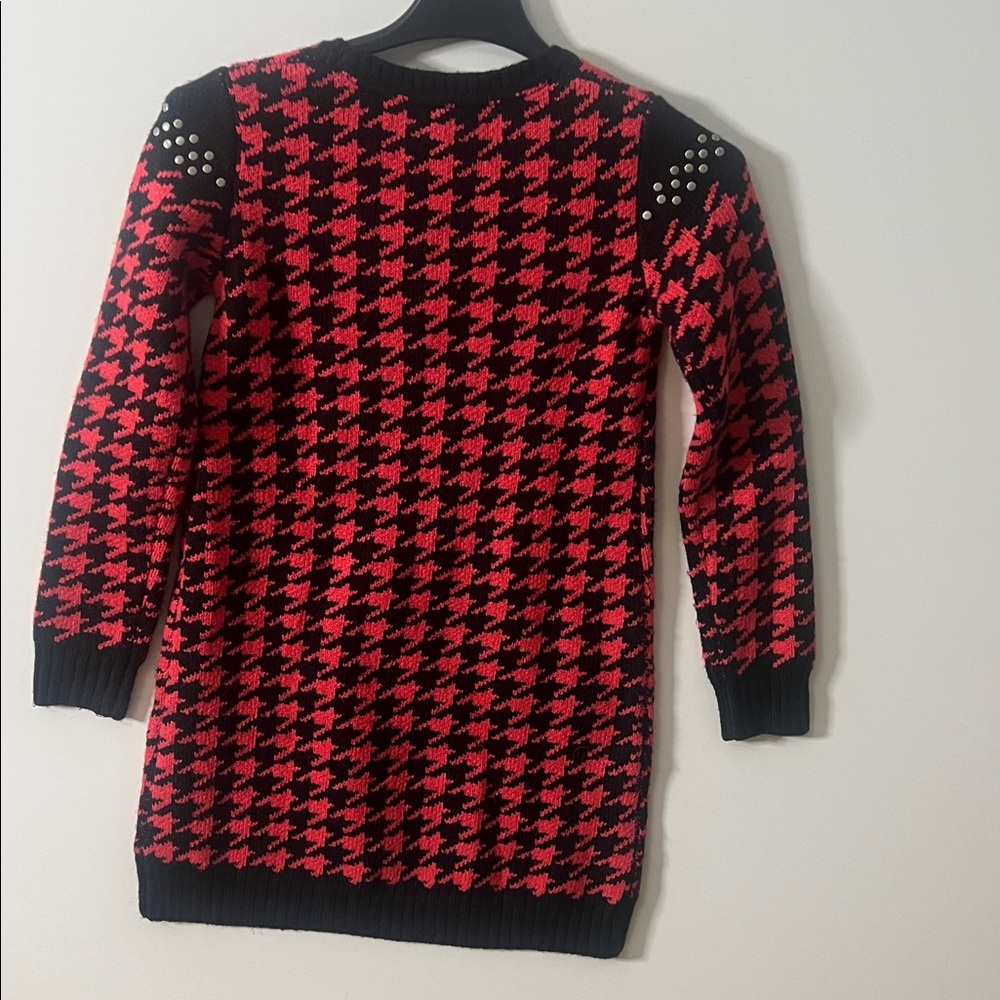 BOBOLI HOUNDSTOOTH GIRL DRESS Size 14 - Picture 2 of 6
